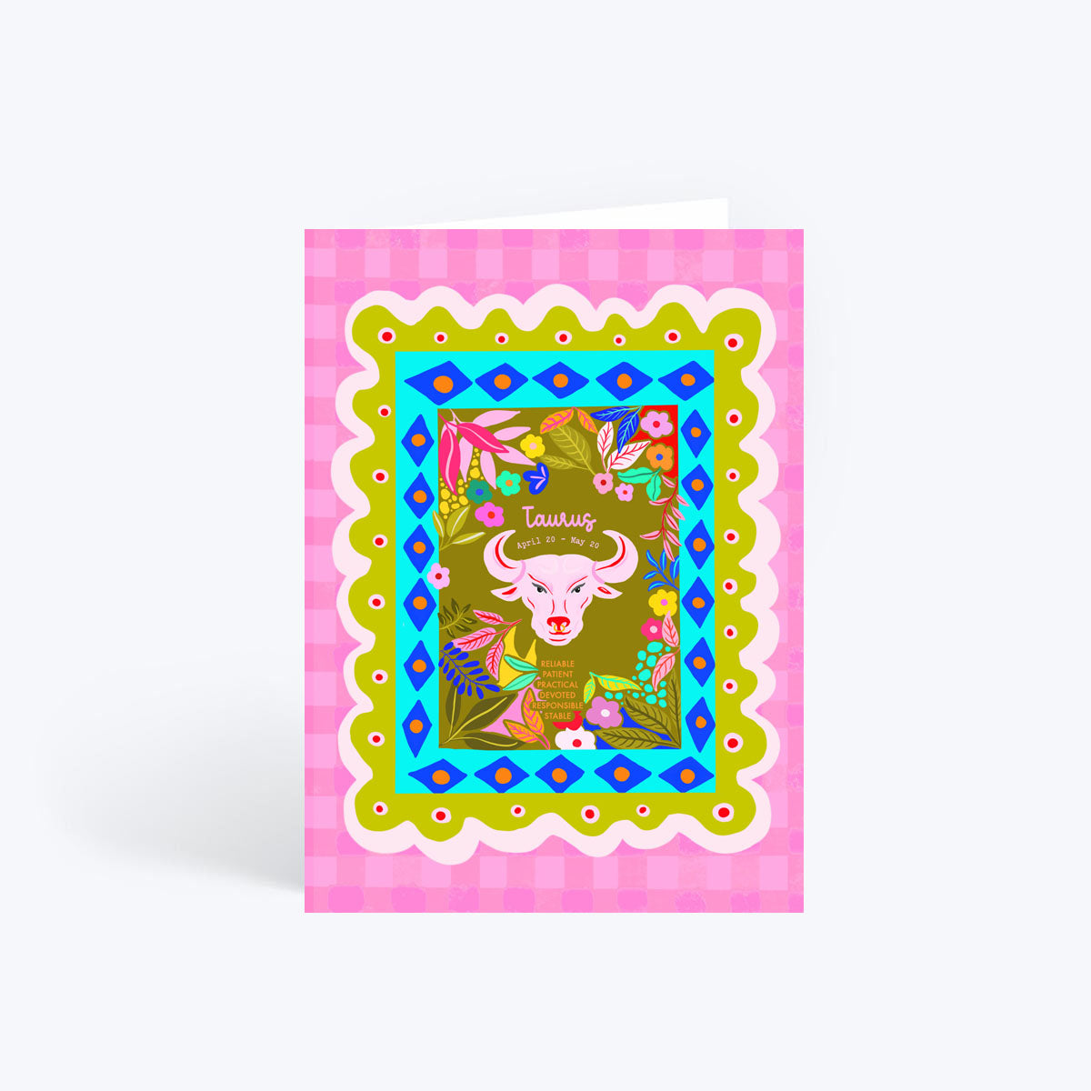 Taurus birthday card