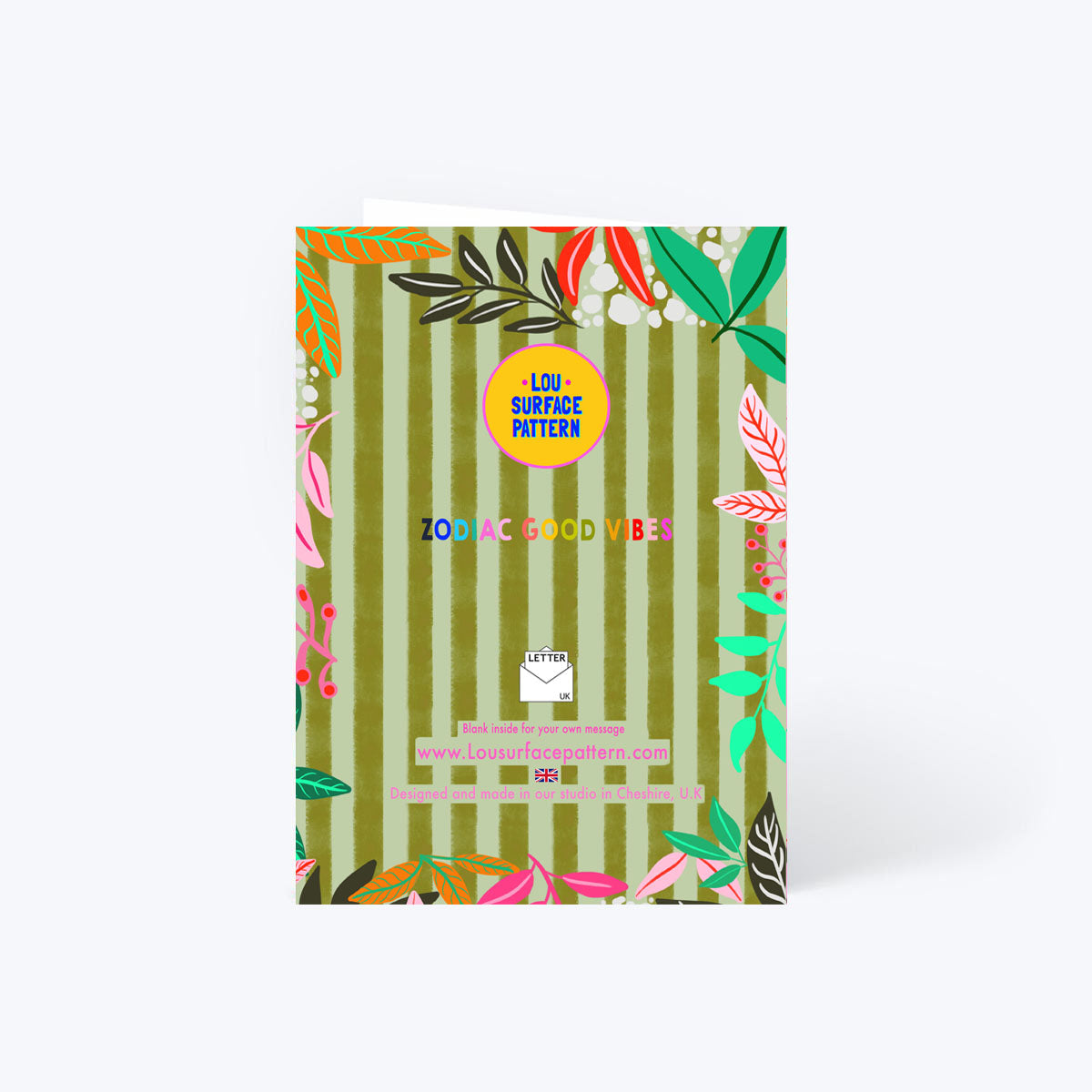 Leo birthday card