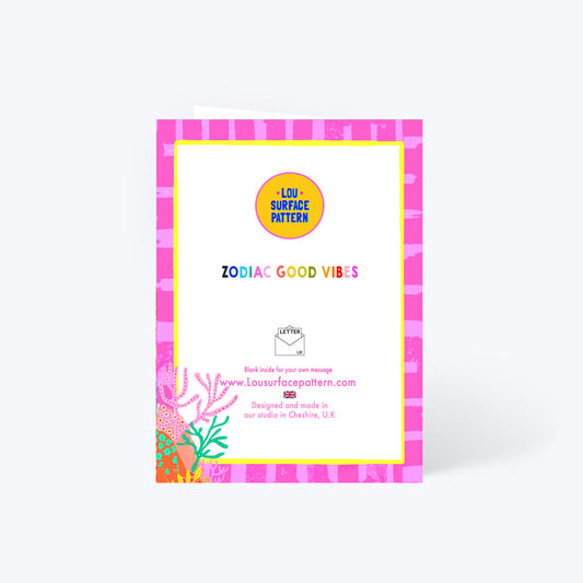 Pisces birthday card