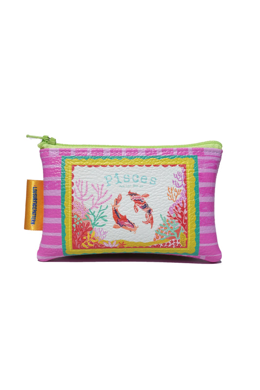 Pisces vegan leather purse