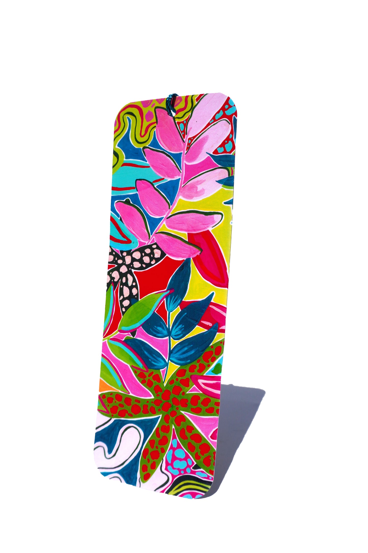 Abstract tropical bookmark