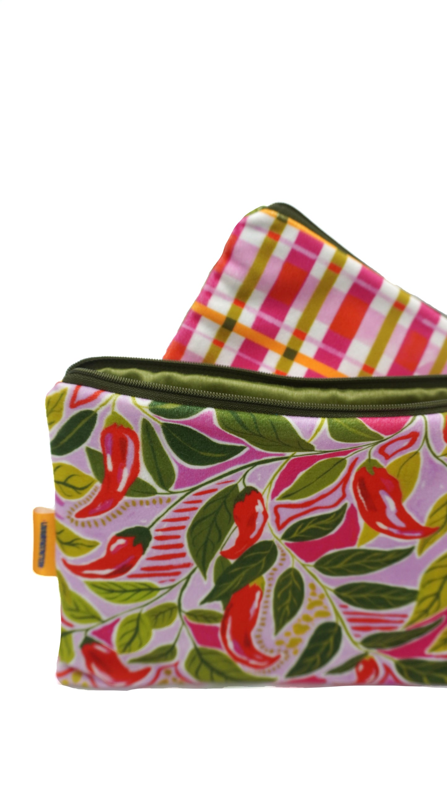 Chillies Velvet makeup bag