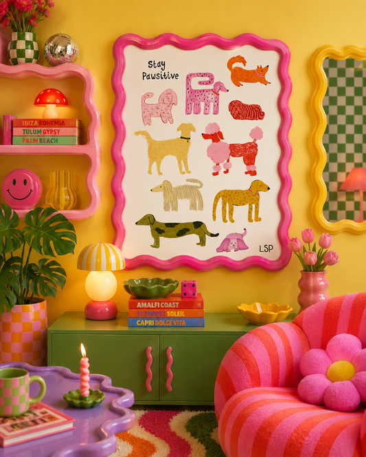 Stay Paw-sitive print