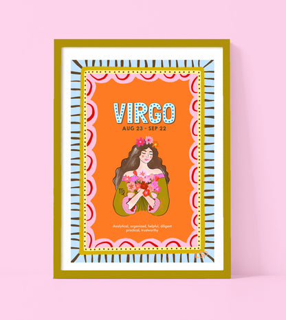 Virgo print