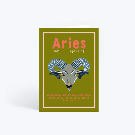Aries birthday card