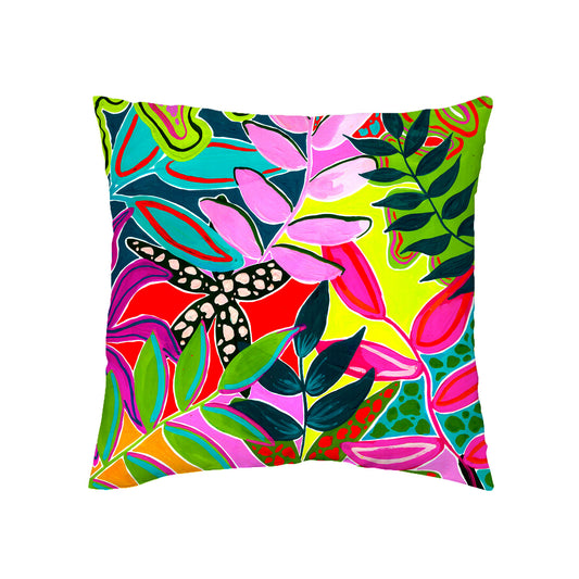 Tropical outdoor cushion